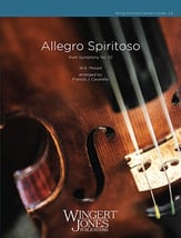 Allegro Spiritoso from Symphony No. 32 Orchestra sheet music cover